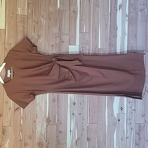Holley Girl Dress, Size L, Cocoa Brown